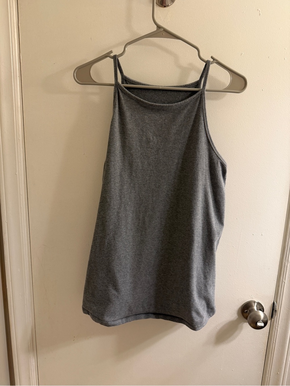 torrid Grey High-Neck Foxy Tank
